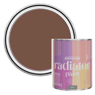 Rust-Oleum Faded Ember Satin Radiator Paint 750ml