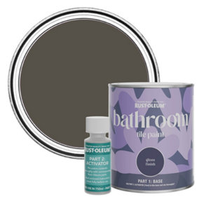 Rust-Oleum Fallow Gloss Bathroom Tile Paint 750ml