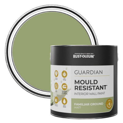 Rust-Oleum Familiar Ground Guardian Mould Resistant Wall Paint 2.5L