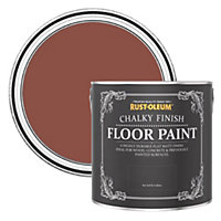 Rust-Oleum Fire Brick Chalky Finish Floor Paint 2.5L