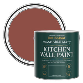 Rust-Oleum Fire Brick Matt Kitchen Wall Paint 2.5l