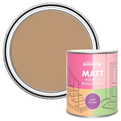 Rust-Oleum Fired Clay Matt Interior Wood Paint  750ml