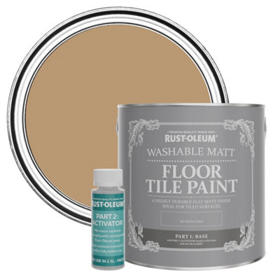 Rust-Oleum Fired Clay Washable Matt Floor Tile Paint 2.5L