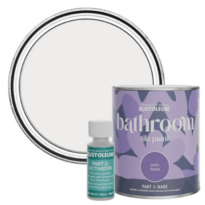 Rust-Oleum Fleur Satin Bathroom Tile Paint 750ml