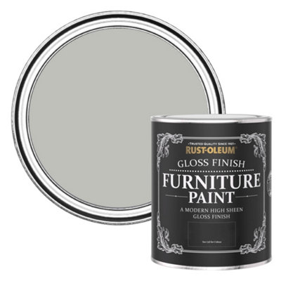 RustOleum Flint Gloss Furniture Paint 750ml DIY at B&Q