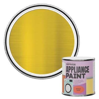 Rust-Oleum Gold Metallic Appliance Paint 250ml
