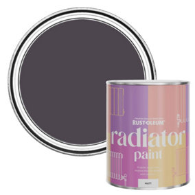 Rust-Oleum Grape Soda Matt Radiator Paint 750ml