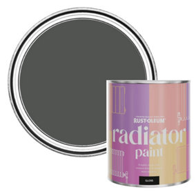 Rust-Oleum Graphite Gloss Radiator Paint 750ml