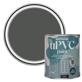 Rust-Oleum Graphite Gloss UPVC Paint 750ml