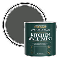 Rust-Oleum Graphite Matt Kitchen Wall Paint 2.5l