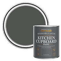 Rust-Oleum Graphite Satin Kitchen Cupboard Paint 750ml