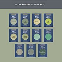Rust-Oleum Green Chalky Wall & Ceiling Paint Tester Samples - 10ml