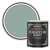 Rust-Oleum Gresham Blue Gloss Furniture Paint 750ml