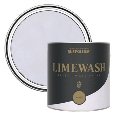 Rust-Oleum Grey Limewash Effect Wall Paint - No.003 2.5L