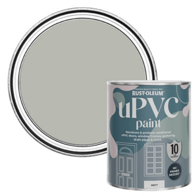 Rust-Oleum Grey Tree Matt UPVC Paint 750ml