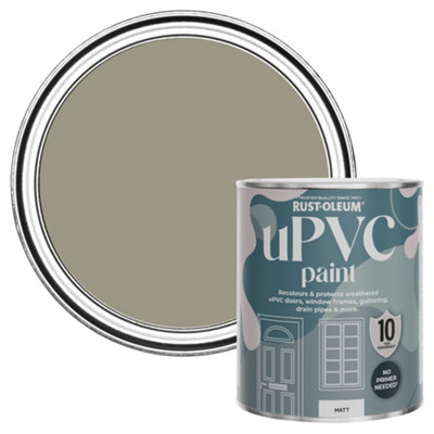 RustOleum Grounded Matt UPVC Paint 750ml DIY at B&Q