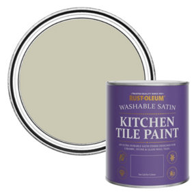 Rust-Oleum Half Light Satin Kitchen Tile Paint 750ml