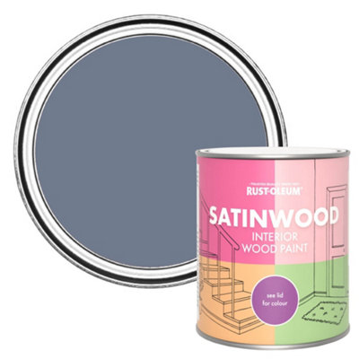 Rust-Oleum Hush Satinwood Interior Paint 750ml