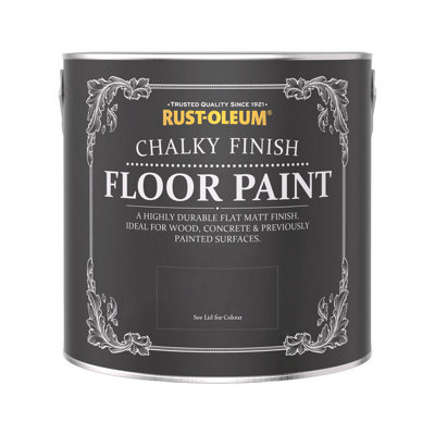 Rust-Oleum Icecap Chalky Finish Floor Paint 2.5L