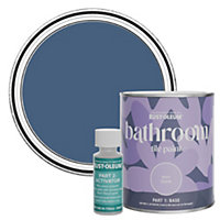 Rust-Oleum Ink Blue Matt Bathroom Tile Paint 750ml