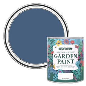 Rust-Oleum Ink Blue Matt Garden Paint 750ml