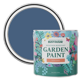 Rust-Oleum Ink Blue Satin Garden Paint 2.5L