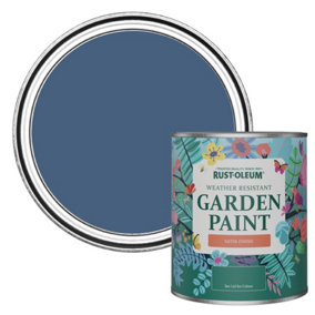 Rust-Oleum Ink Blue Satin Garden Paint 750ml