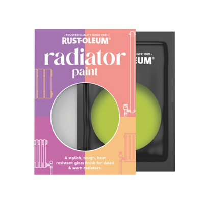 Rust-Oleum Key Lime Gloss Radiator Paint tester sachet 10ml
