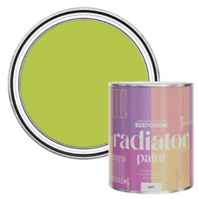 Rust-Oleum Key Lime Matt Radiator Paint 750ml