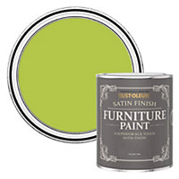 Rust-Oleum Key Lime Satin Furniture Paint 750ml