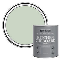 Rust-Oleum Laurel Green Gloss Kitchen Cupboard Paint 750ml