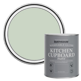 Rust-Oleum Laurel Green Gloss Kitchen Cupboard Paint 750ml