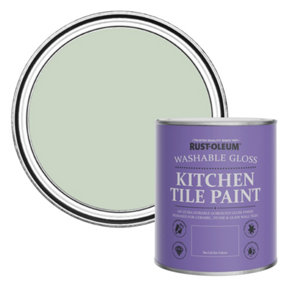 Rust-Oleum Laurel Green Gloss Kitchen Tile Paint 750ml