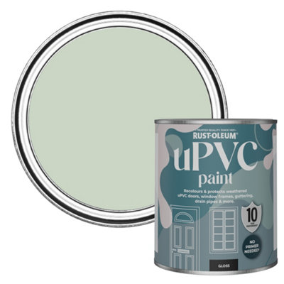 Rust-Oleum Laurel Green Gloss UPVC Paint 750ml