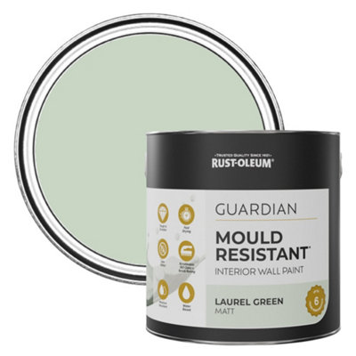 Rust-Oleum Laurel Green Guardian Mould Resistant Wall Paint 2.5L