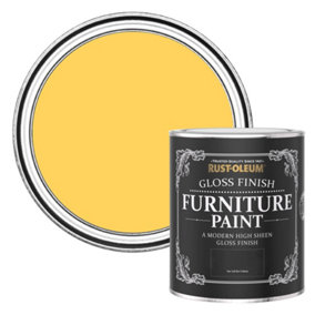 Rust-Oleum Lemon Jelly Gloss Furniture Paint 750ml