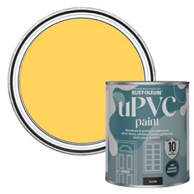 Rust-Oleum Lemon Jelly Gloss UPVC Paint 750ml