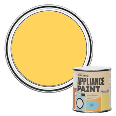 Rust-Oleum Lemon Jelly Matt Appliance Paint 250ml