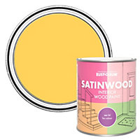 Rust-Oleum Lemon Jelly Satinwood Interior Paint 750ml