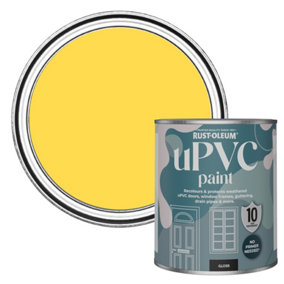 Rust-Oleum Lemon Sorbet Gloss UPVC Paint 750ml