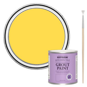Rust-Oleum Lemon Sorbet Kitchen Grout Paint 250ml
