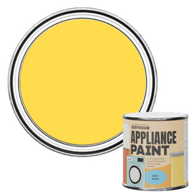 Rust-Oleum Lemon Sorbet Matt Appliance Paint 250ml