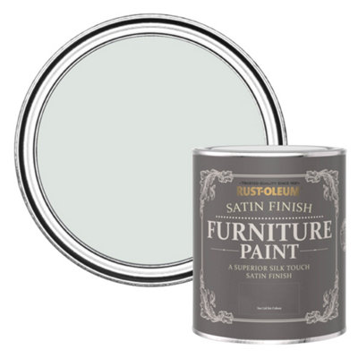 RustOleum Library Grey Satin Furniture Paint 750ml DIY at B&Q