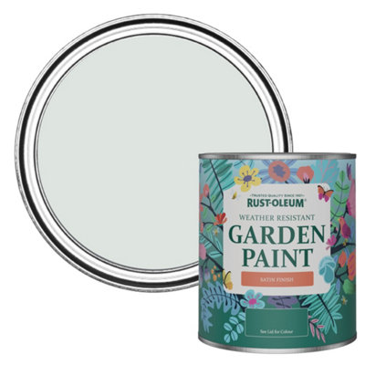 Rust-Oleum Library Grey Satin Garden Paint 750ml