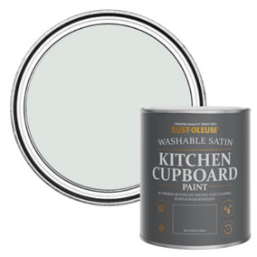 Rust-Oleum Library Grey Satin Kitchen Cupboard Paint 750ml