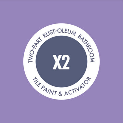 Rust-Oleum Lilac Wine Satin Bathroom Tile Paint 750ml