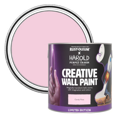 Rust-Oleum Limited Edition Creative Wall Paint - Candy Floss 2.5L