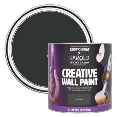 Rust-Oleum Limited Edition Creative Wall Paint - Jet Black 2.5L