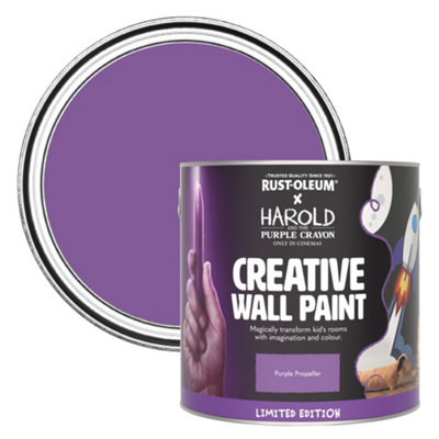 Rust-Oleum Limited Edition Creative Wall Paint - Purple Propeller 2.5L