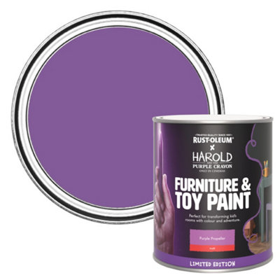 Rust-Oleum Limited Edition Matt Furniture & Toy Paint - Purple Propeller 750ml